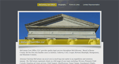 Desktop Screenshot of mccartneylawoffice.com